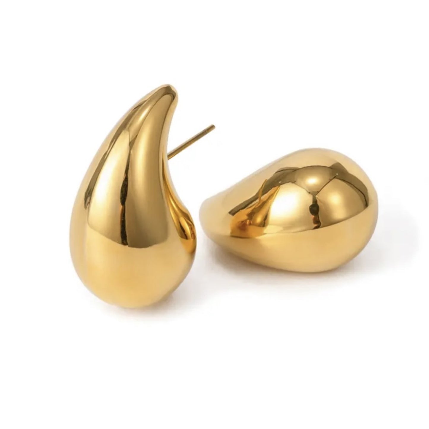 SS Maxi Gold Teardrop Earrings