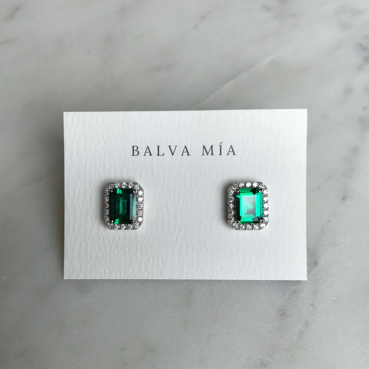 Emerald Belle Stud Earrings