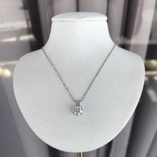 The Classic Round Necklace 1ct