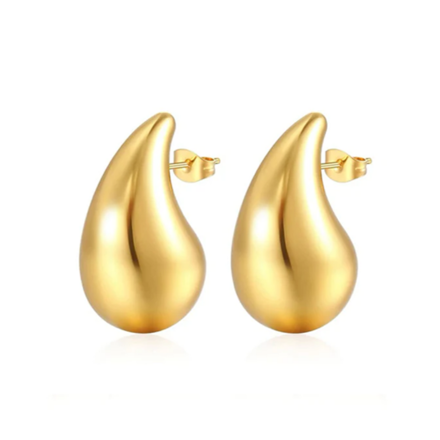 SS Maxi Gold Teardrop Earrings